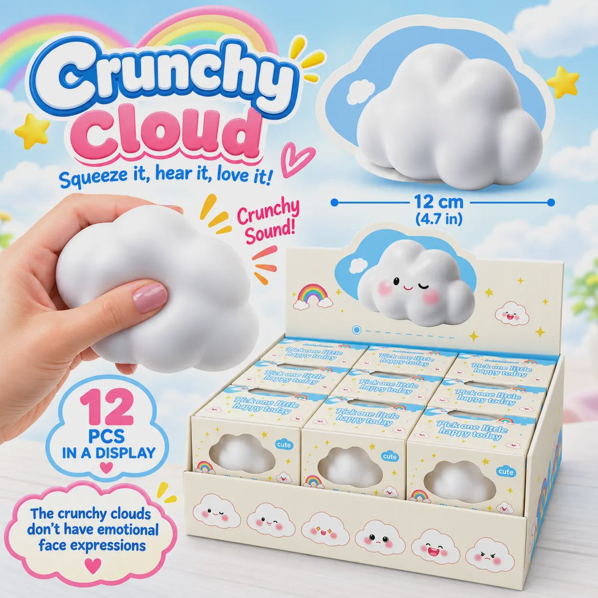 Crunchy Cloud ASMR Squishy