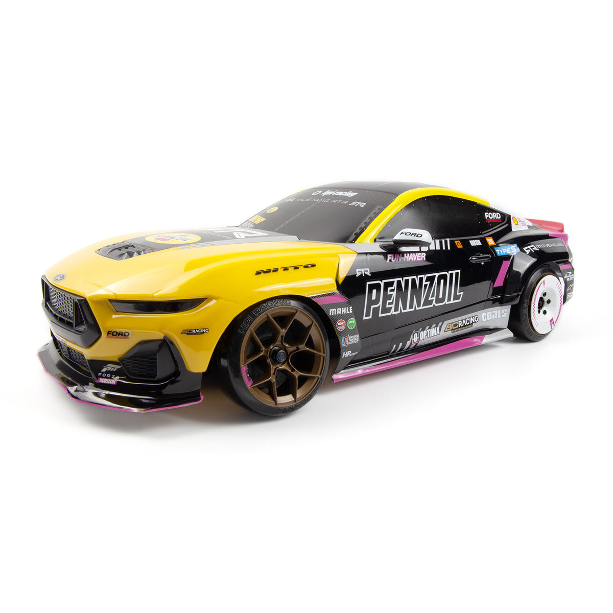 HPI Stage-D10 Flux 1/10 2WD Brushless RTR Drift Car w/Ford Mustang GT RTR S650 Body
