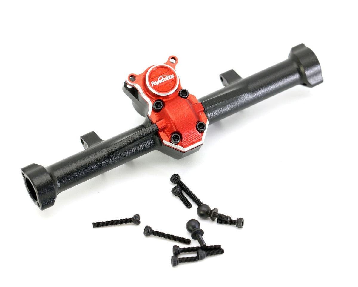 Axial SCX24 Aluminum Axle Diff Housing w/ Worm Gear Cover