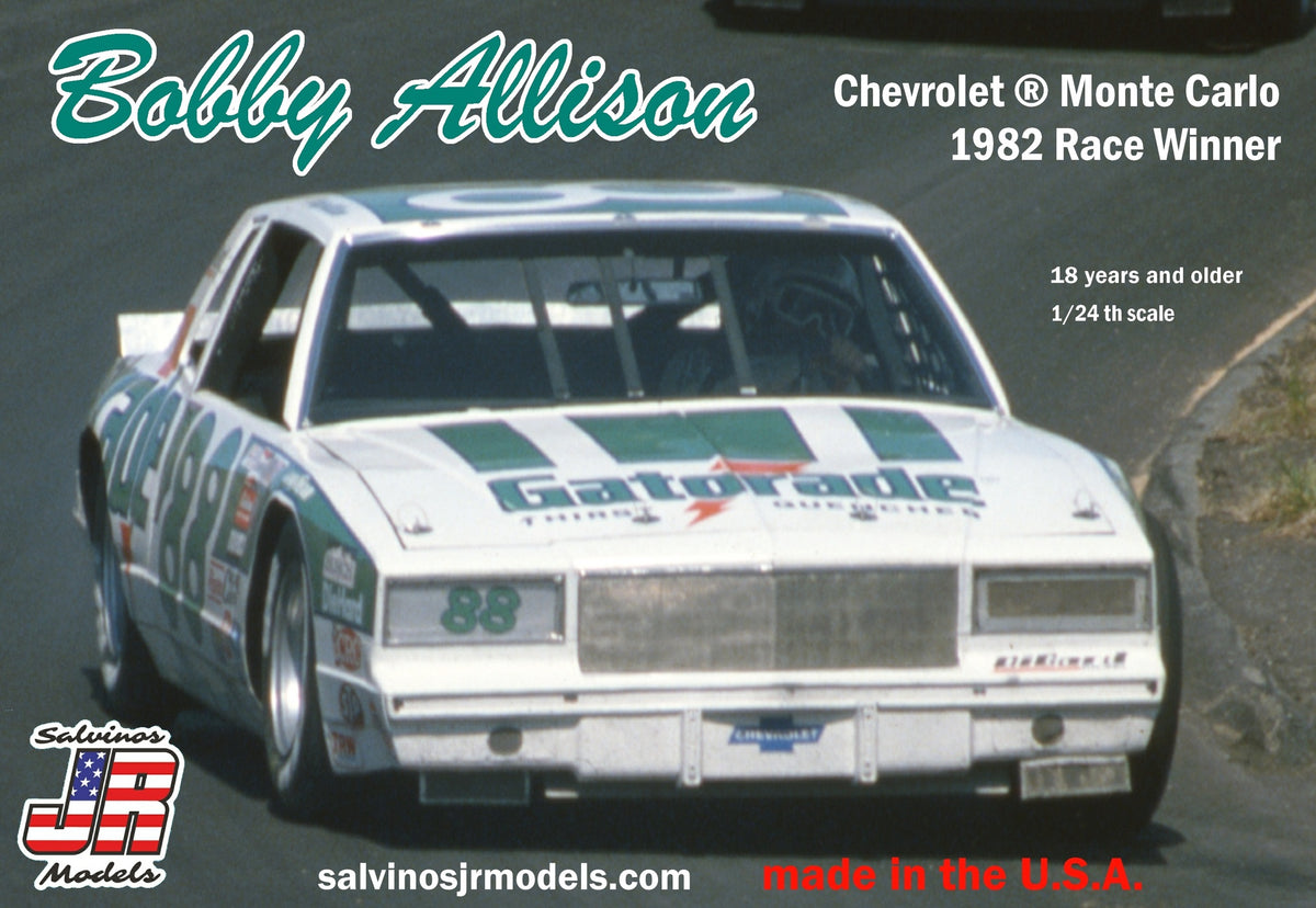Bobby Allison Chevrolet Monte Carlo 1982 Race Winner Plastic Model Kit