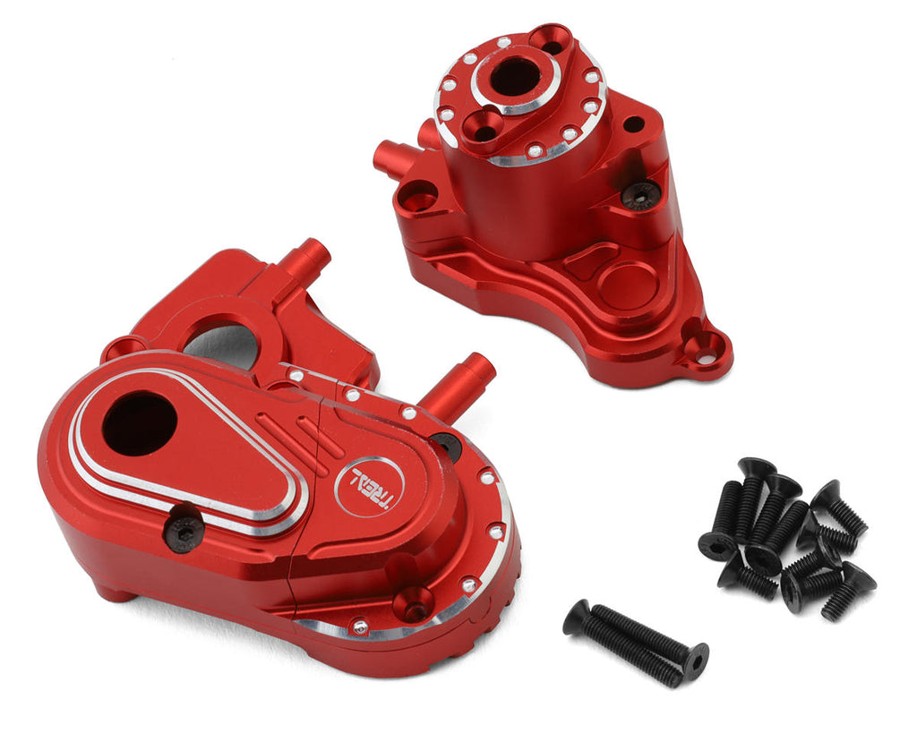 Axial Capra CNC Aluminum Transmission Case - Red