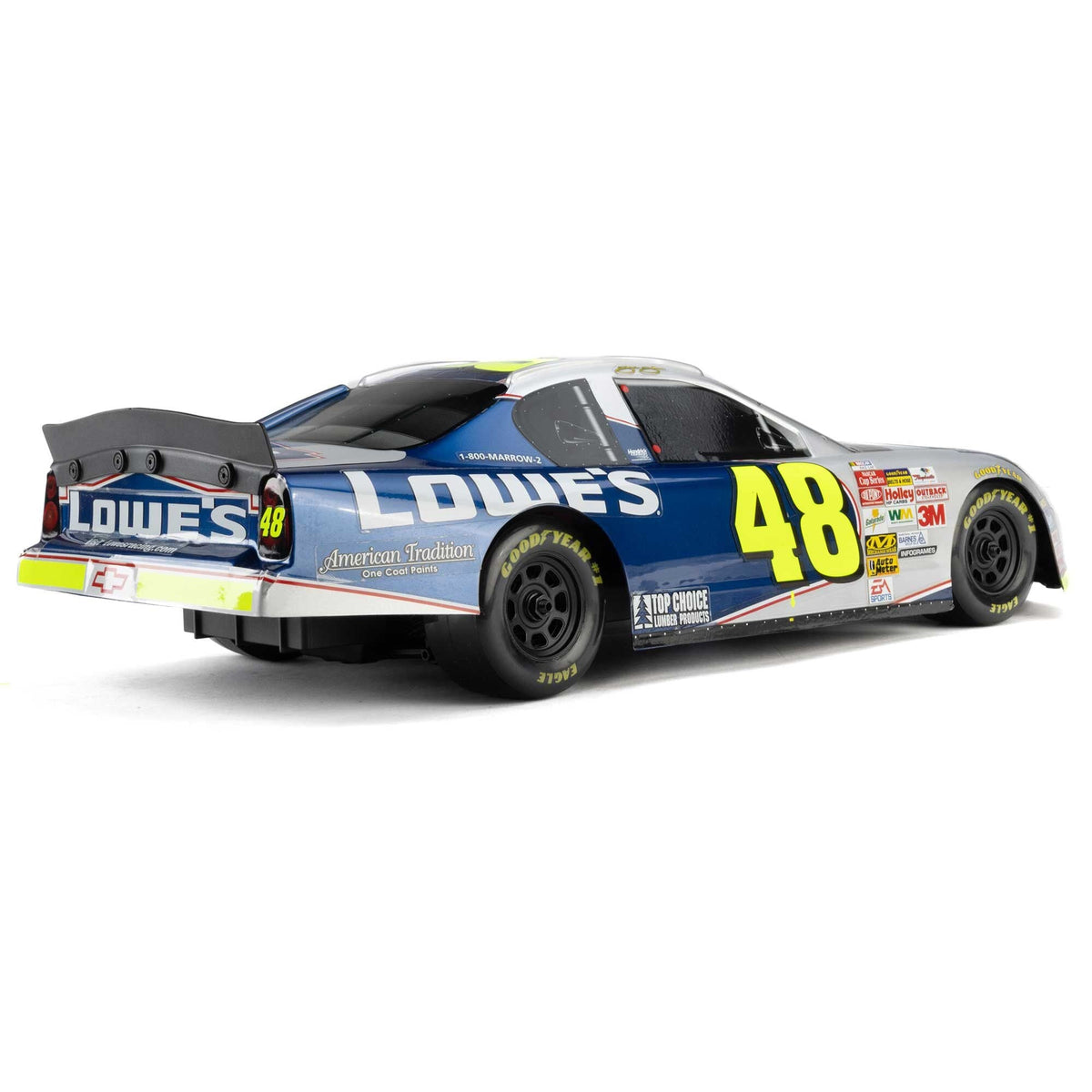 Losi 1/12 NASCAR RC Race Car Jimmie Johnson No. 48 - alternate view