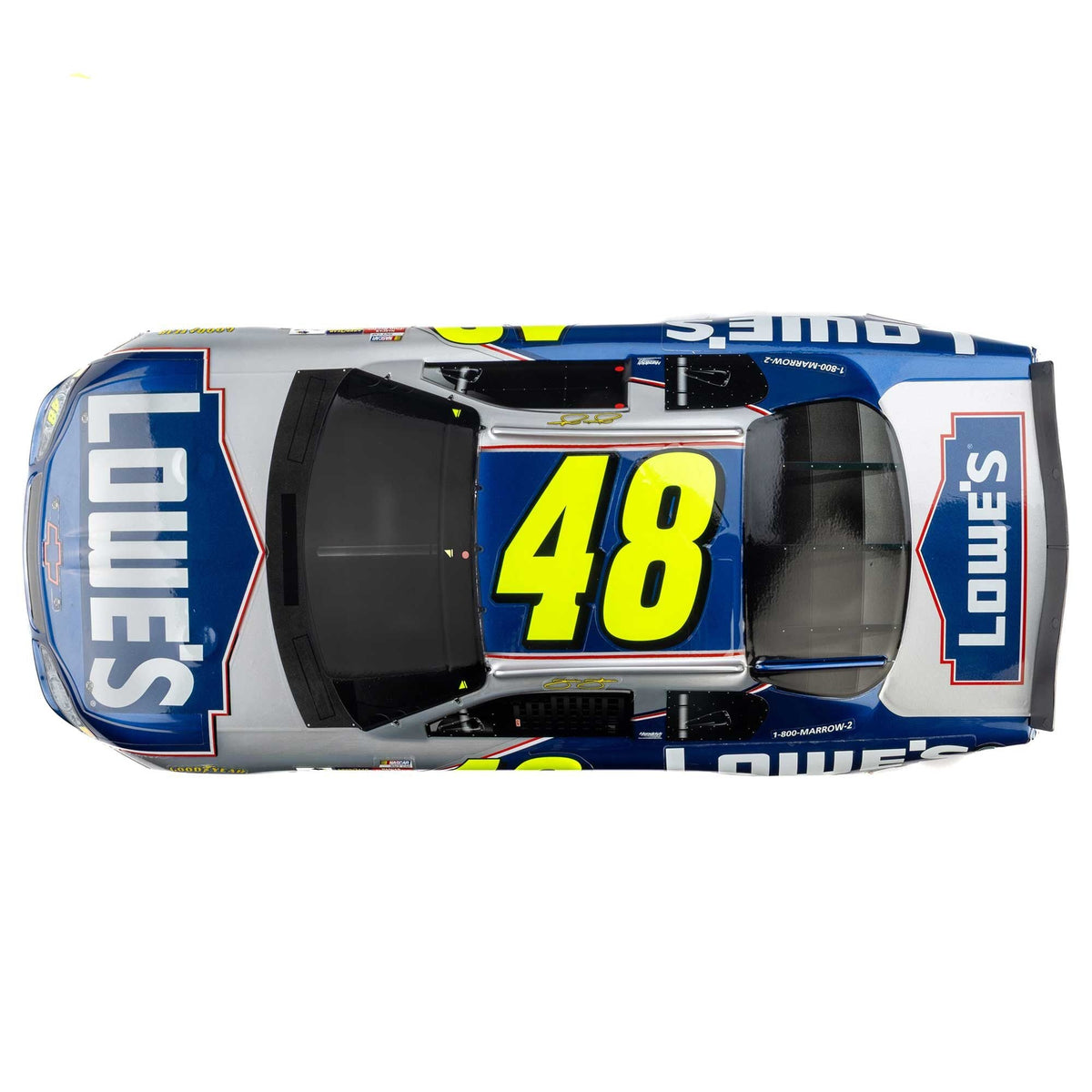 Losi 1/12 NASCAR RC Race Car Jimmie Johnson No. 48 - alternate view